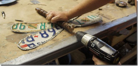 Drilling antenna holes for dragonfly