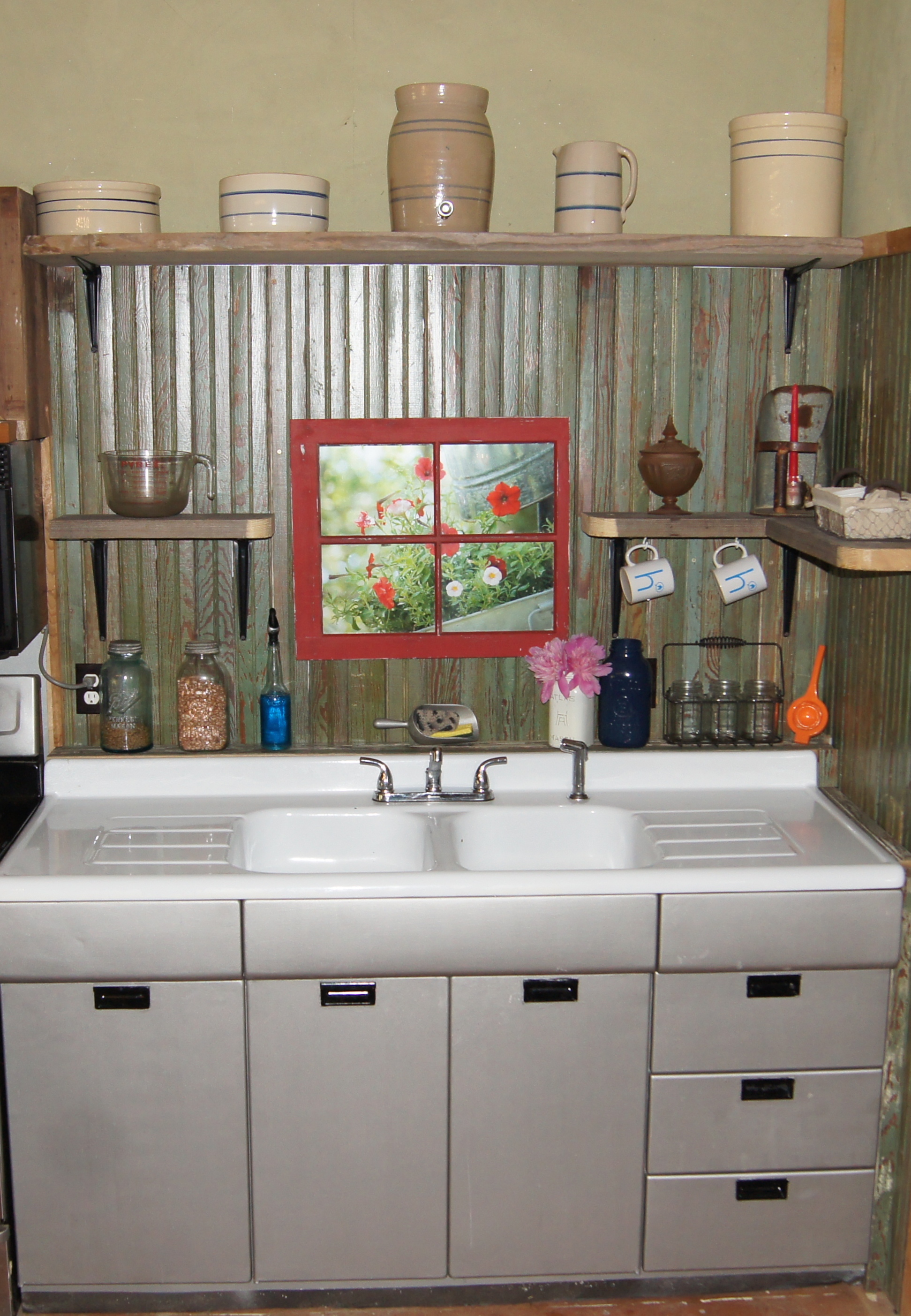 Small Rustic Kitchen Makeover | Repurposed-Life