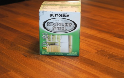 Rustoleum paint used in makeover